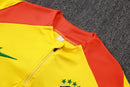 Conjunto Agasalho Brasil amarelo  | PrimeFut