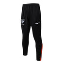 Conjunto Agasalho Brasil Preto/Laranja  | PrimeFut
